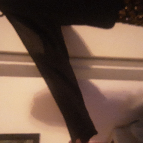 Beautiful Sequined Cold Shoulder/Arm Dress Sz L - Picture 2 of 7